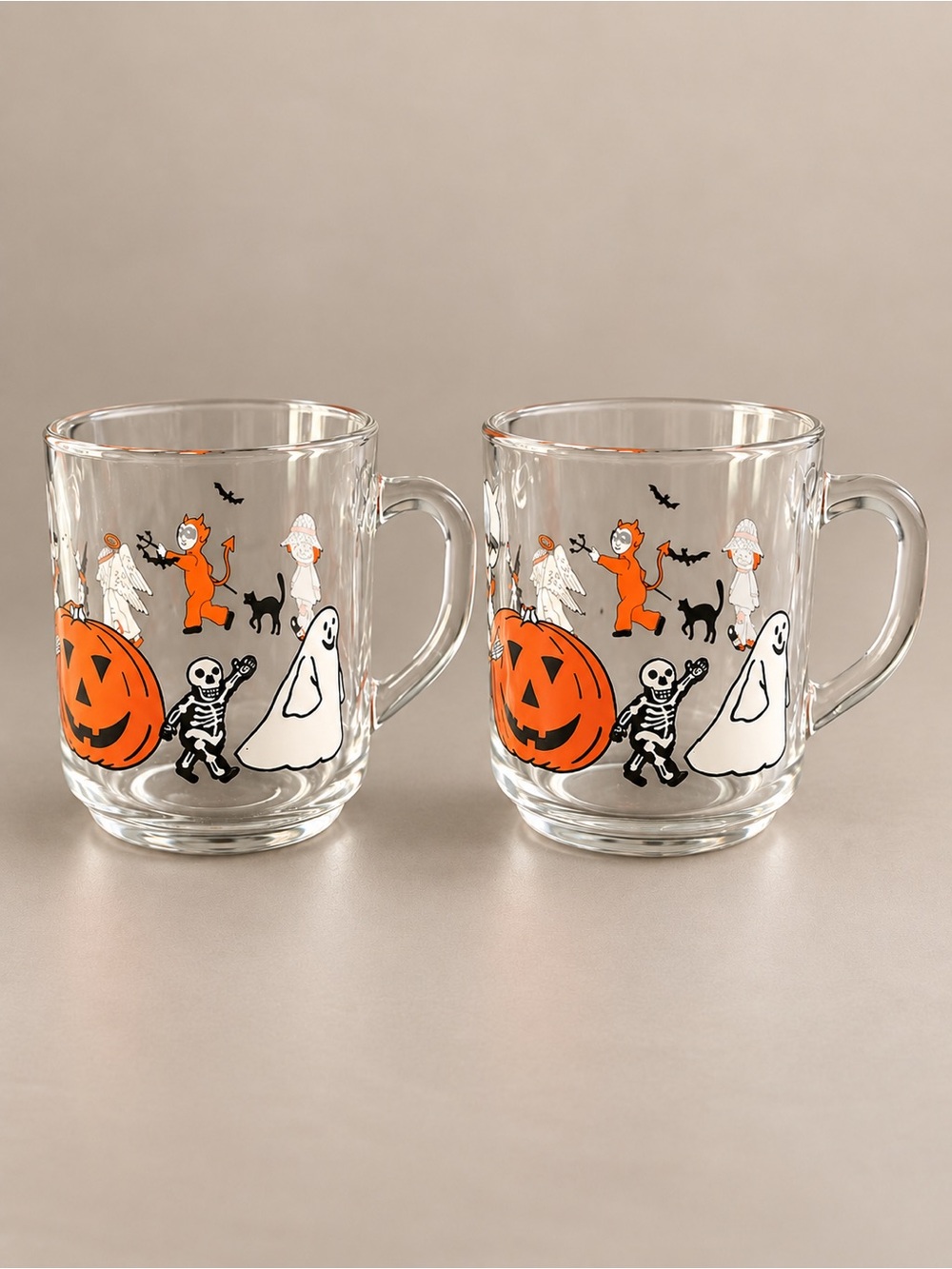 Vintage Luminarc France Halloween Parade Collectors Coffee‎ Mug